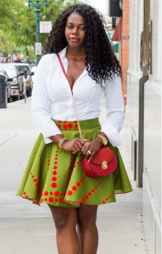 African print fabrics include ankara