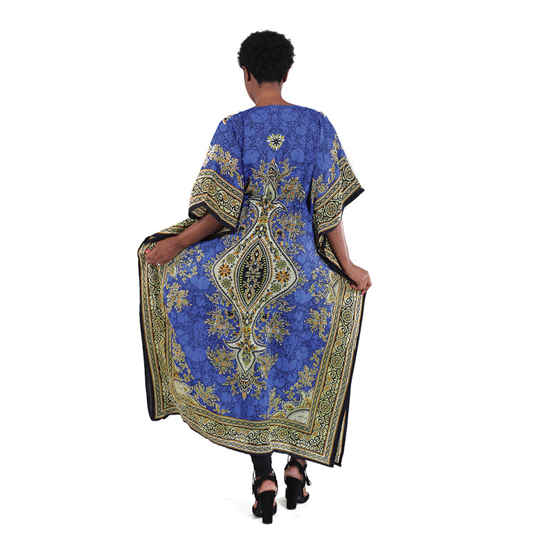 Kaftan - Batik with draw string - Afrocentric Boutique