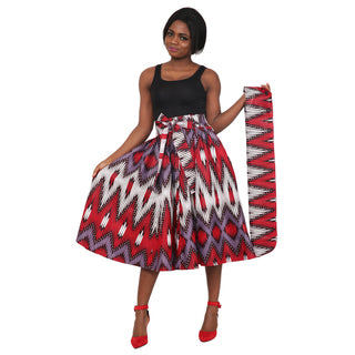 Midi Skirt Deal #1- Red Zala