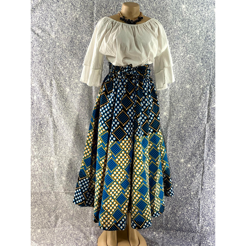 Maxi Skirt -Transpirations - Afrocentric Boutique