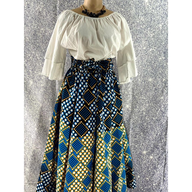 Maxi Skirt -Transpirations - Afrocentric Boutique