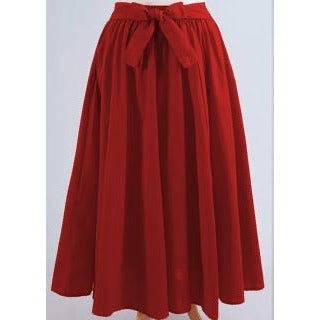 Solid Color Maxi Skirt