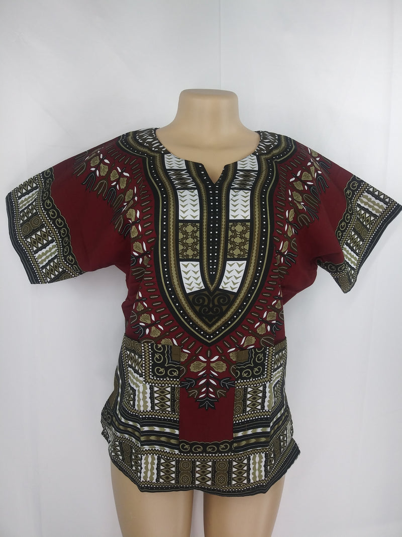Dashiki - Traditional Dashiki Shirt - Free Size - Afrocentric Boutique