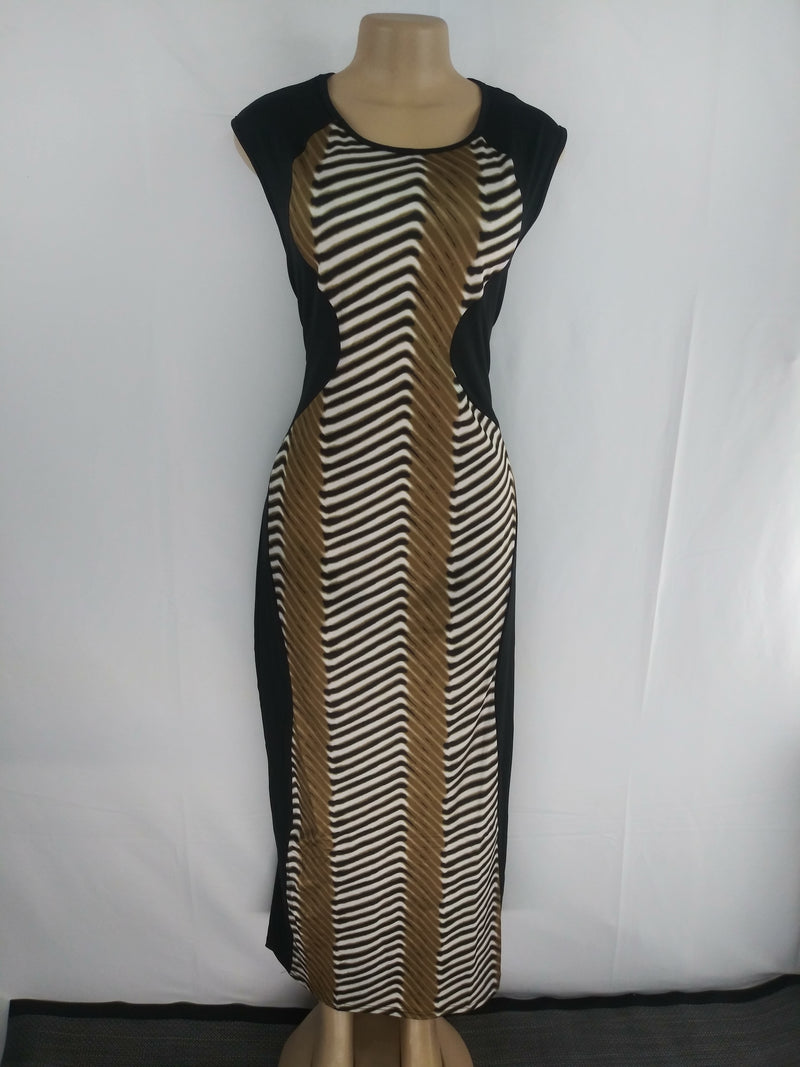 Zebra Contour Dress - PLUS SIZE