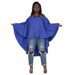Women Tops - Loose Fit Hi Lo Top – Afrocentric Boutique
