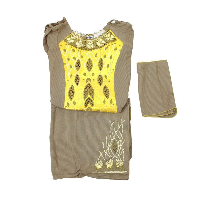 Women Sets - Laced Top & Adjustable Wrap Skirt set - Afrocentric Boutique