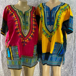 Traditional Dashiki Top- (Big Mama) More room for larger frame - Afrocentric Boutique