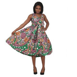 Ankara Infinity Dress