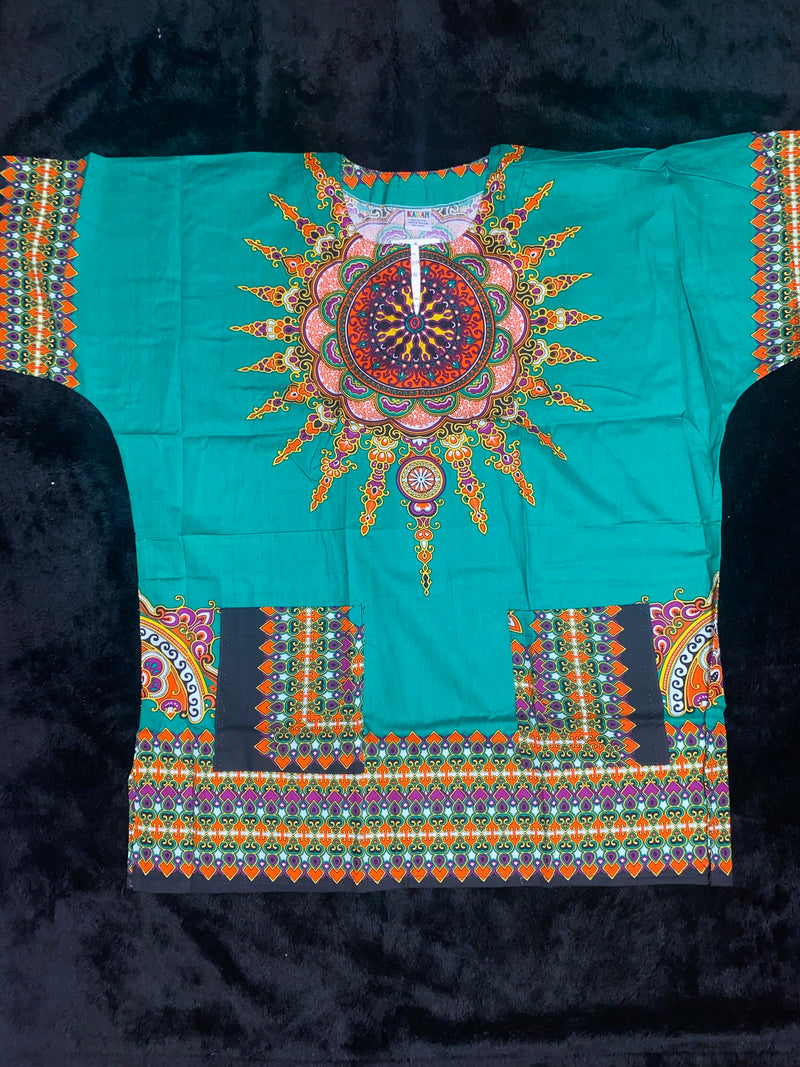 Dashikis - Star Burst Unisex Dashiki- Free size up to 3x