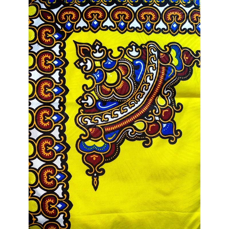 Maxi Skirt - Star Burst - Ankara African print Maxi Skirt with Matching headwrap