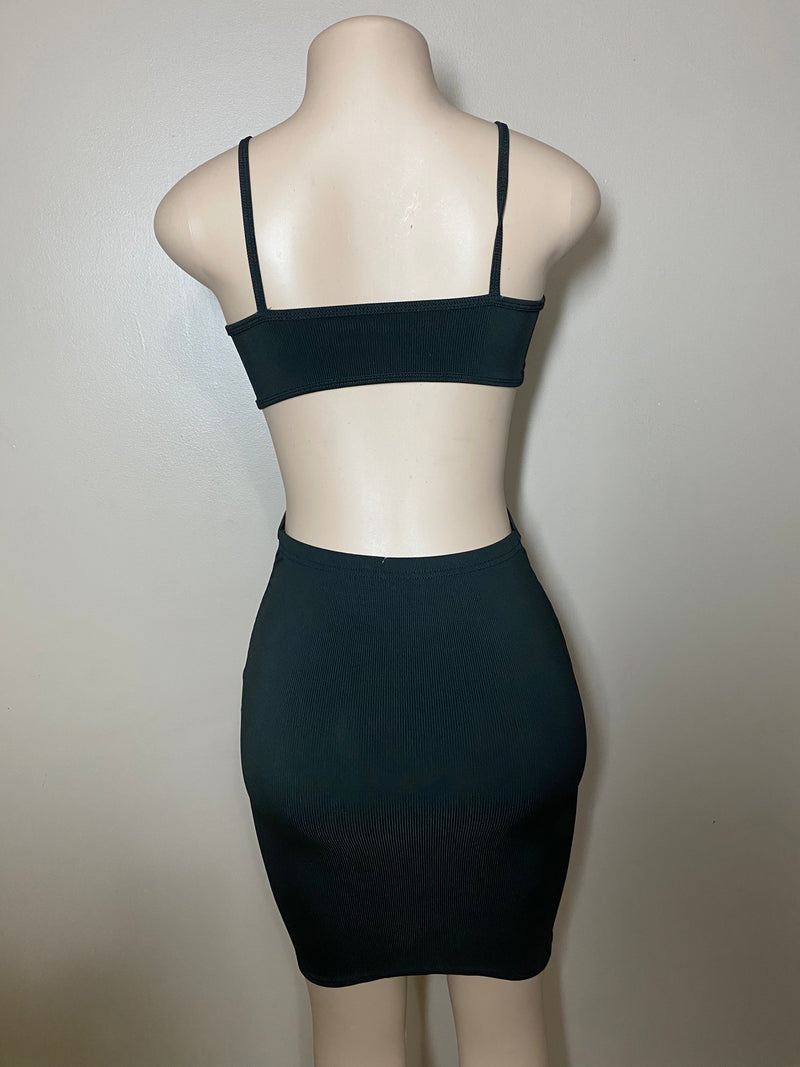 Dress Bodycon- Peek a boo Contour Dress