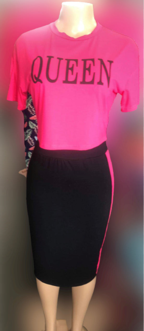 Skirt set- Queen Pencil skirt set
