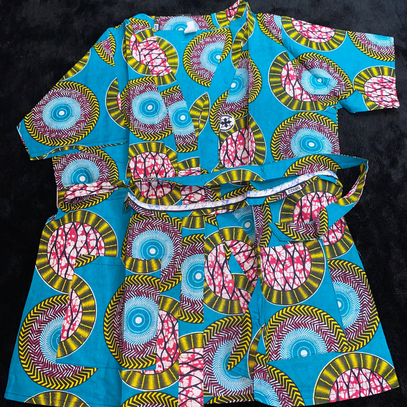 Kimono Shorty- Ankara print Kimono - Free size (s-xl)