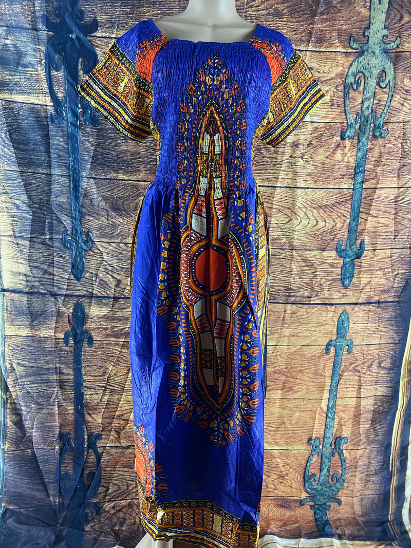 Dashiki Maxi Dress