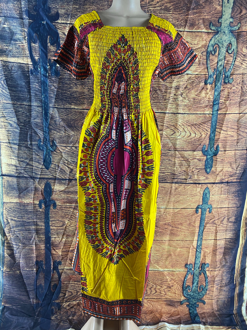 Dashiki Maxi Dress