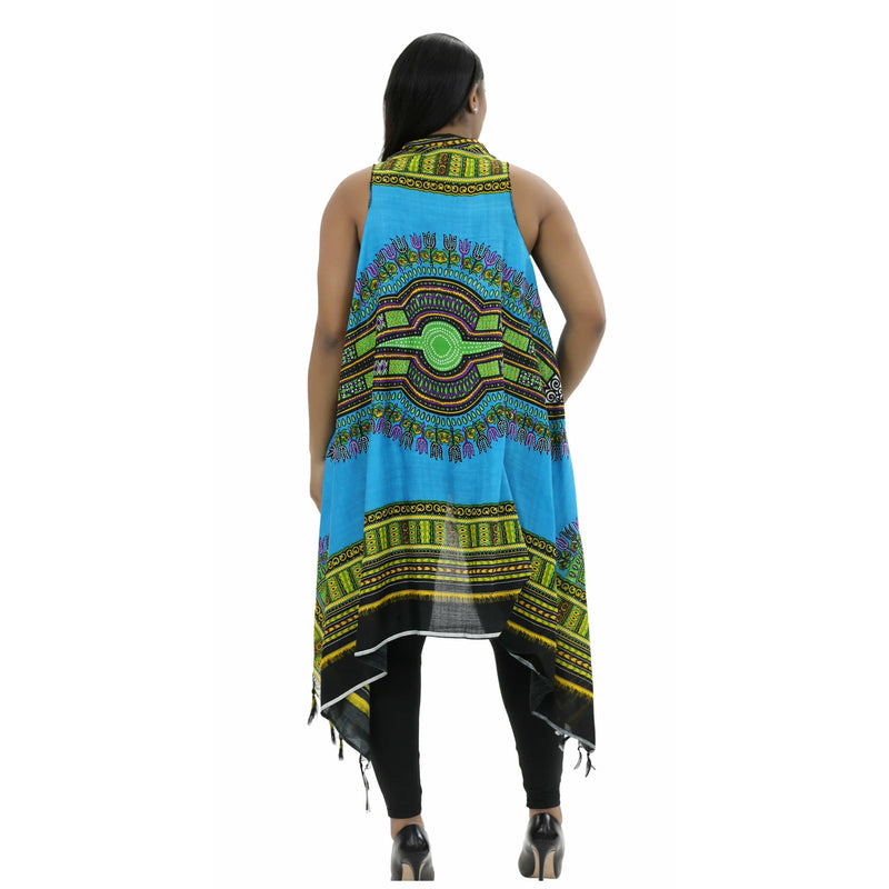 Sarongs- Traditional Dashiki print with fringes
