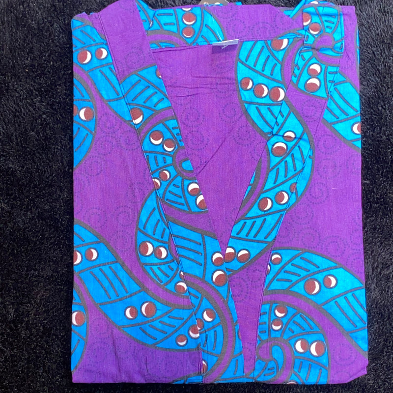 Kimono Shorty- Ankara print Kimono - Free size (s-xl)