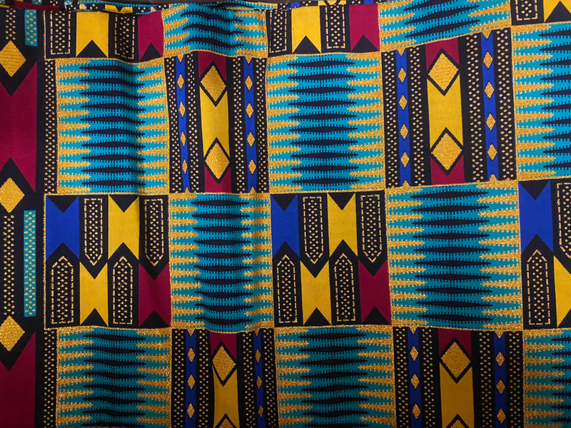 Fabric - 6 yard Bolts - Ankara Wax Cloth - 100% Cotton