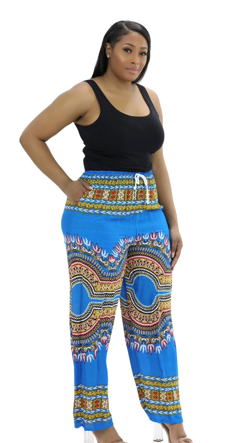 Pants - Dashiki print Light weight Pants