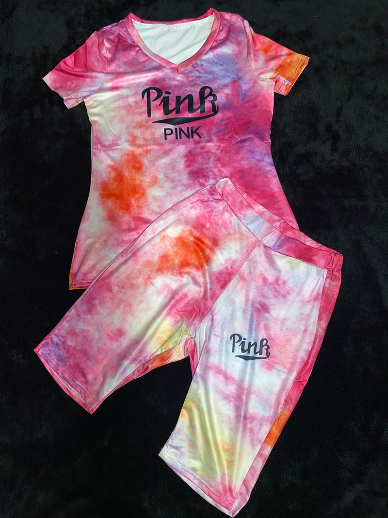 Short Sets- "Pink" Logo short sets $25