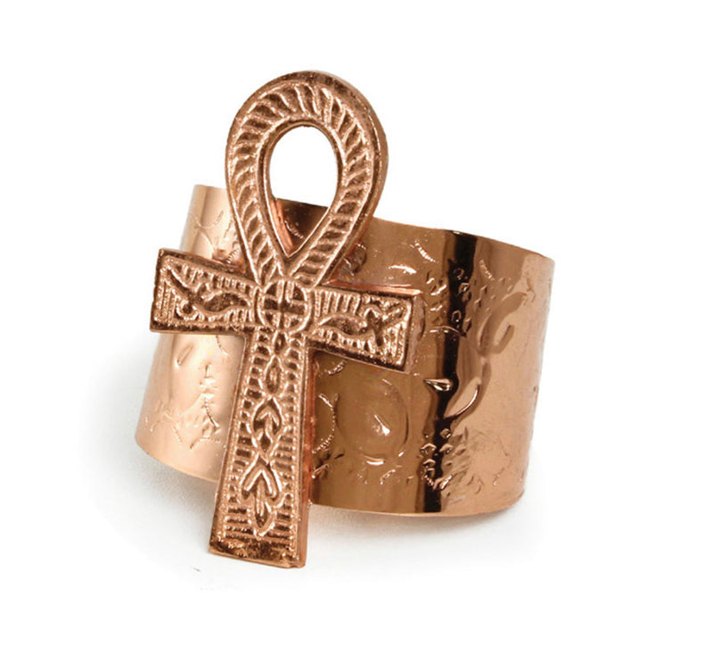 Jewelry Bracelets - Ankh Cuff Bracelet - Afrocentric Boutique