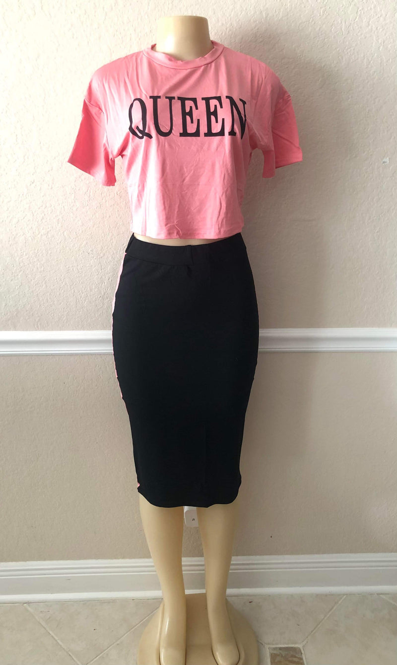 Skirt set- Queen Pencil skirt set