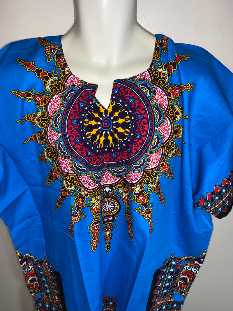 Dashikis - Star Burst Unisex Dashiki- Free size up to 3x