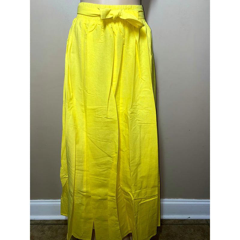 Maxi Skirt - Solid Color Maxi Skirts with matching Head wraps - Afrocentric Boutique
