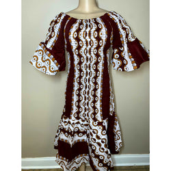 Dress - Chinch Body Dress with matching head wrap Collection - Afrocentric Boutique