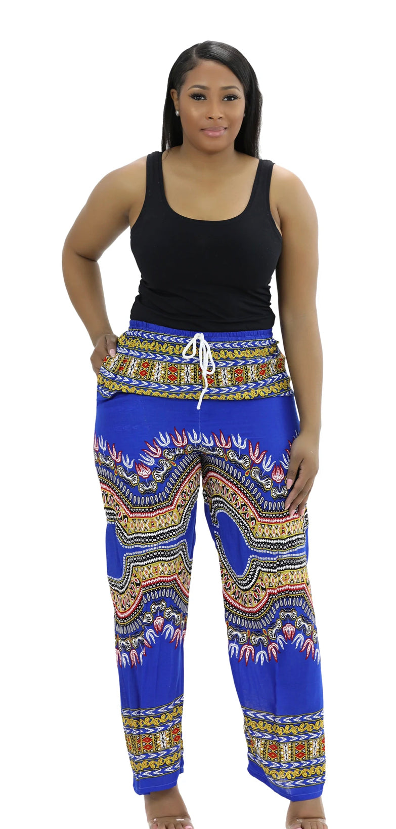 Pants - Dashiki print Light weight Pants