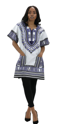 Dashiki- Traditional print unisex dashiki