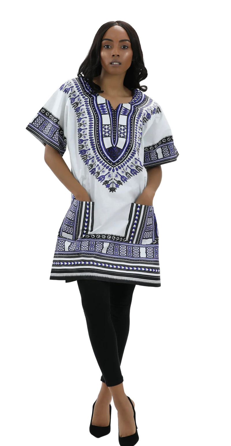 Dashiki- Traditional print unisex dashiki