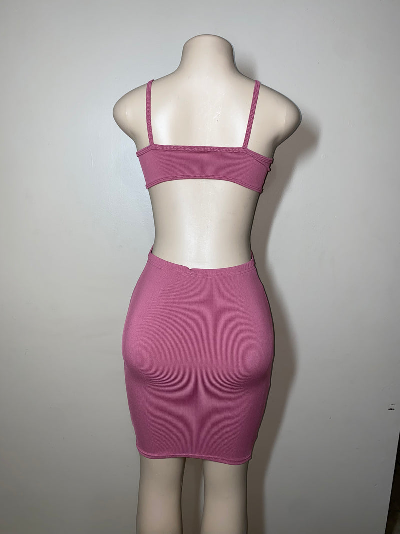 Dress Bodycon- Peek a boo Contour Dress
