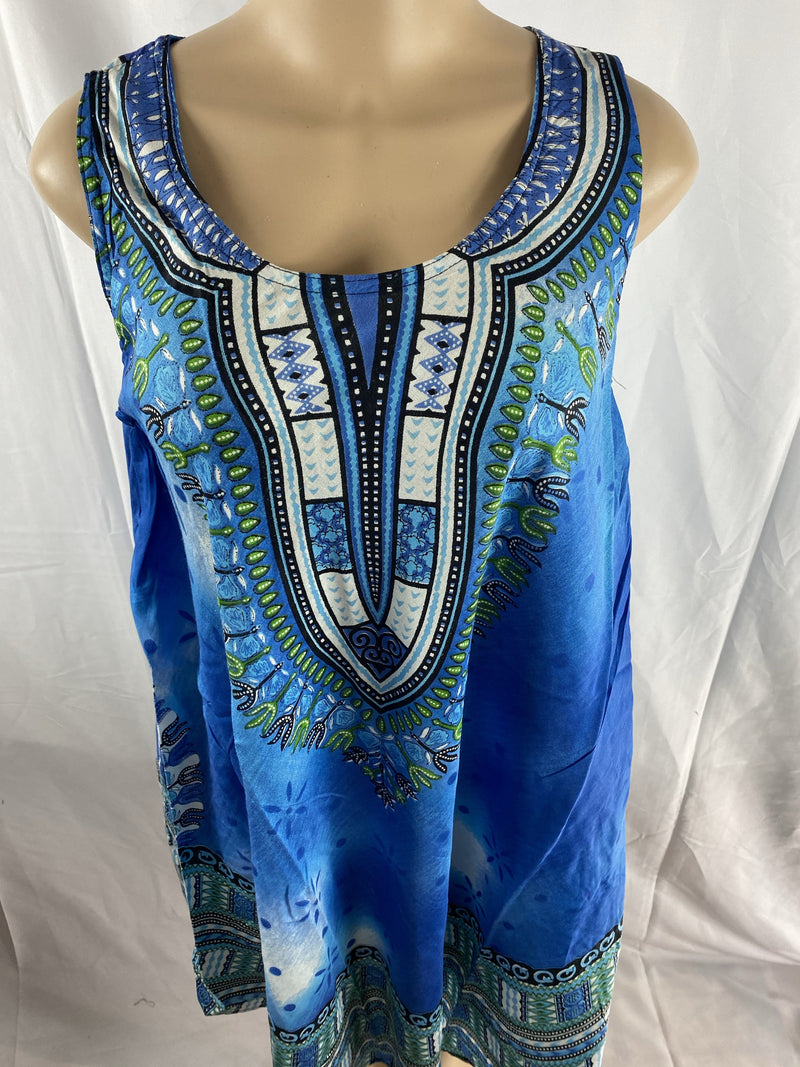 Dashiki print Umberella Dress