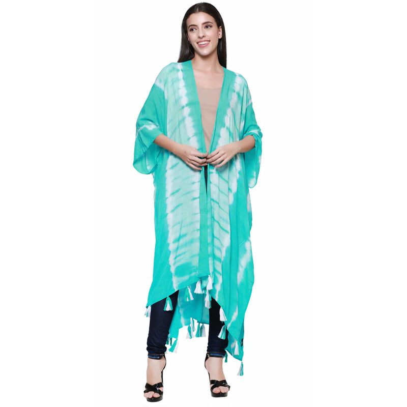 Sarongs- Tye Dye print Full length with fringes