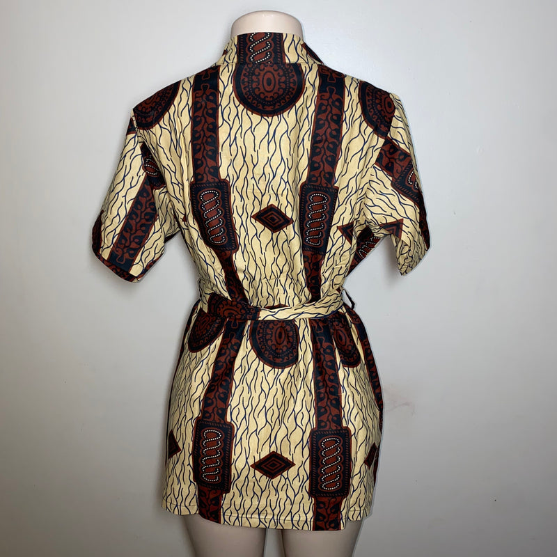 Kimono Shorty- Ankara print Kimono - Free size (s-xl)