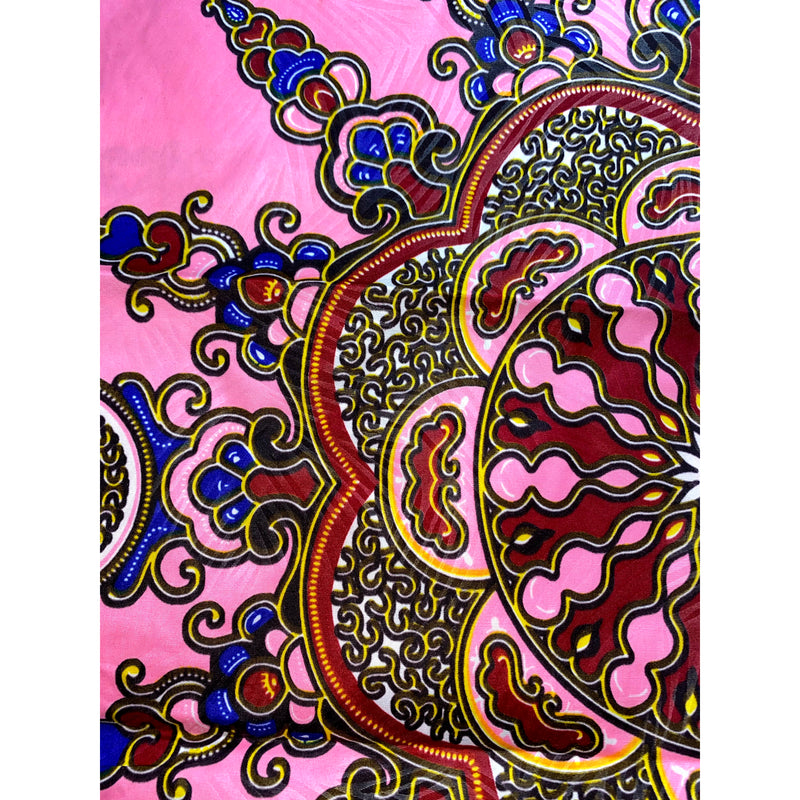 Maxi Skirt - Star Burst - Ankara African print Maxi Skirt with Matching headwrap
