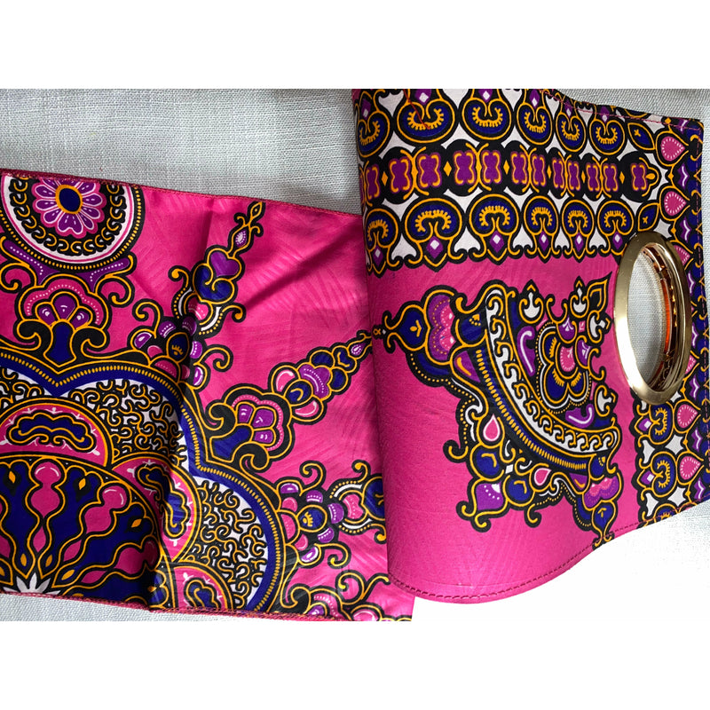 Maxi Skirt Set - Star Burst - Ankara African print Maxi Skirt with Purse and matching headwrap
