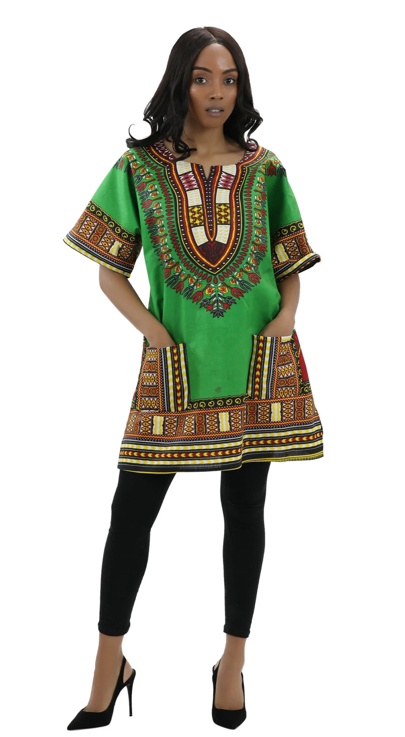 Dashiki- Traditional print unisex dashiki