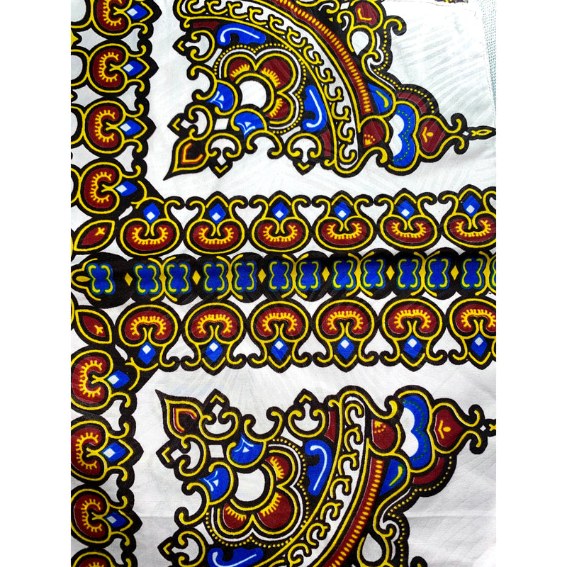 Maxi Skirt - Star Burst - Ankara African print Maxi Skirt with Matching headwrap