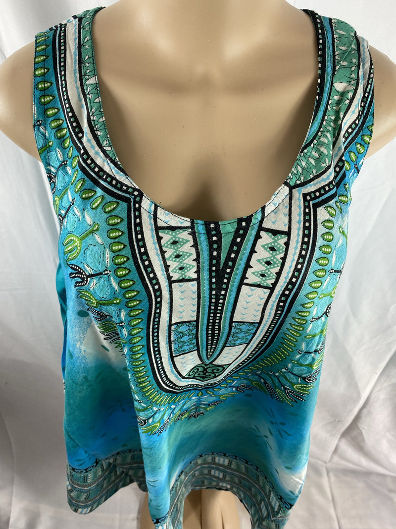 Dashiki print Umberella Dress - Afrocentric Boutique