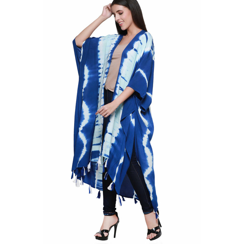 Sarongs- Tye Dye print Full length with fringes