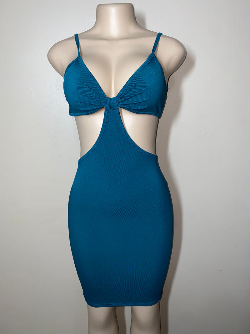 Dress Bodycon- Peek a boo Contour Dress