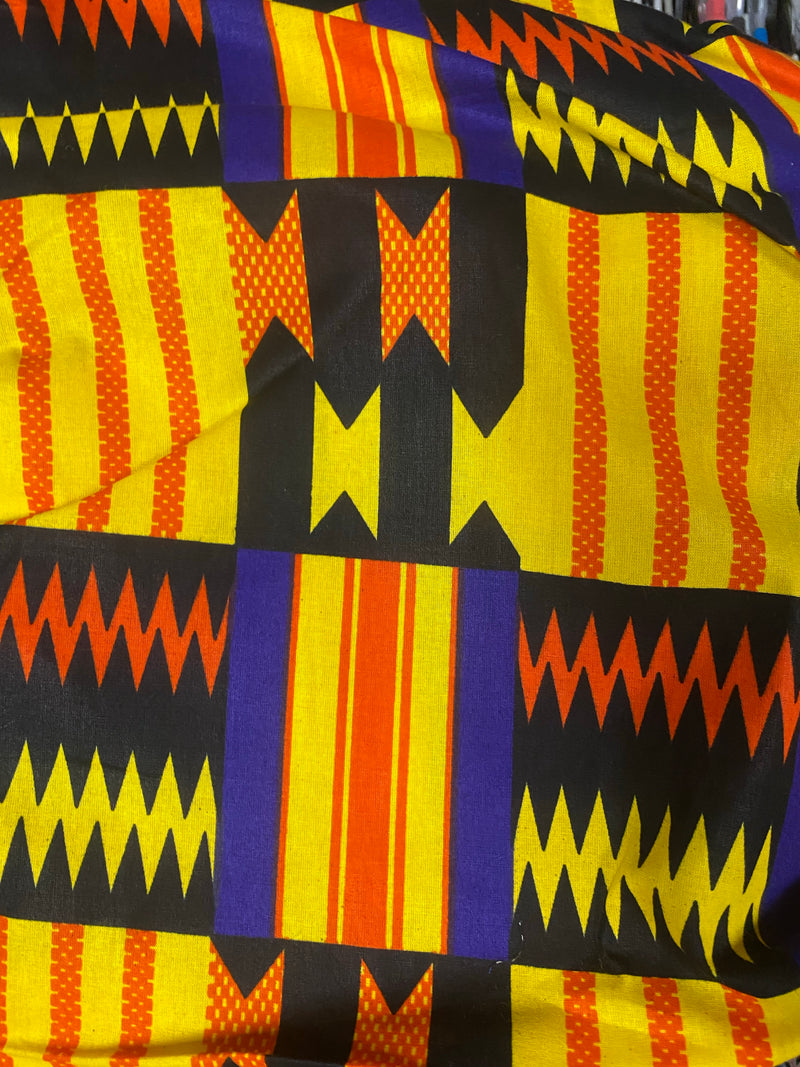Fabric - 6 yard Bolts - Ankara Wax Cloth - 100% Cotton