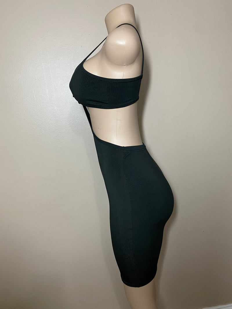 Dress Bodycon- Peek a boo Contour Dress