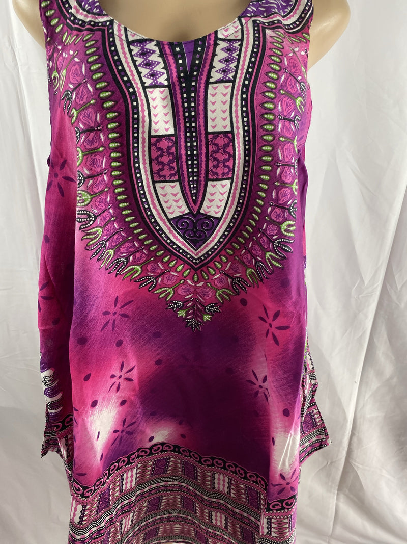 Dashiki print Umberella Dress - Afrocentric Boutique