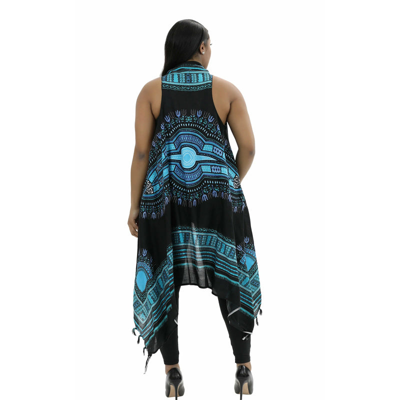 Sarongs- Traditional Dashiki print with fringes