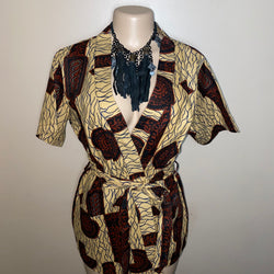 Kimono Shorty- Ankara print Kimono - Free size (s-xl)