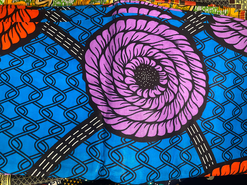 Fabric - 6 yard Bolts - Ankara Wax Cloth - 100% Cotton