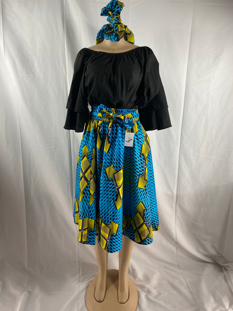 Crazy Sale Item- Ankara Midi Skirt